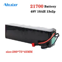 48v battery pack 48v 10ah 13s2p 500w 21700 lithium ion rechargeable battery for electric bike scooter electric wheelchair t plug