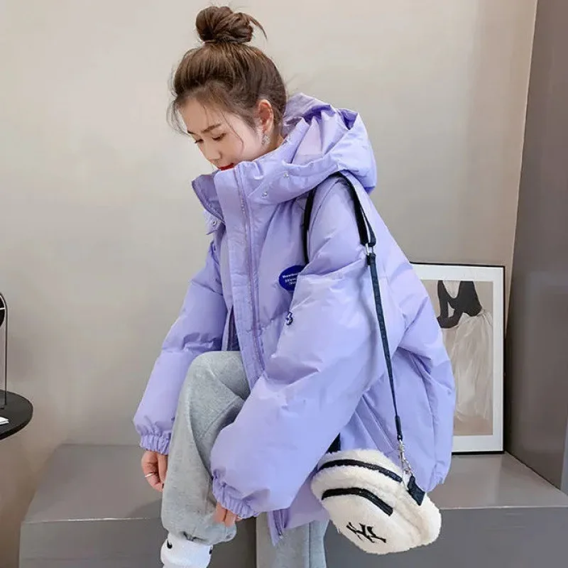 

Parka Coat Jacket Women Ins Harbor Style Winter Warm Comfort Simple Cute Short Fashion Trend 2022 New Korean Version Fashion