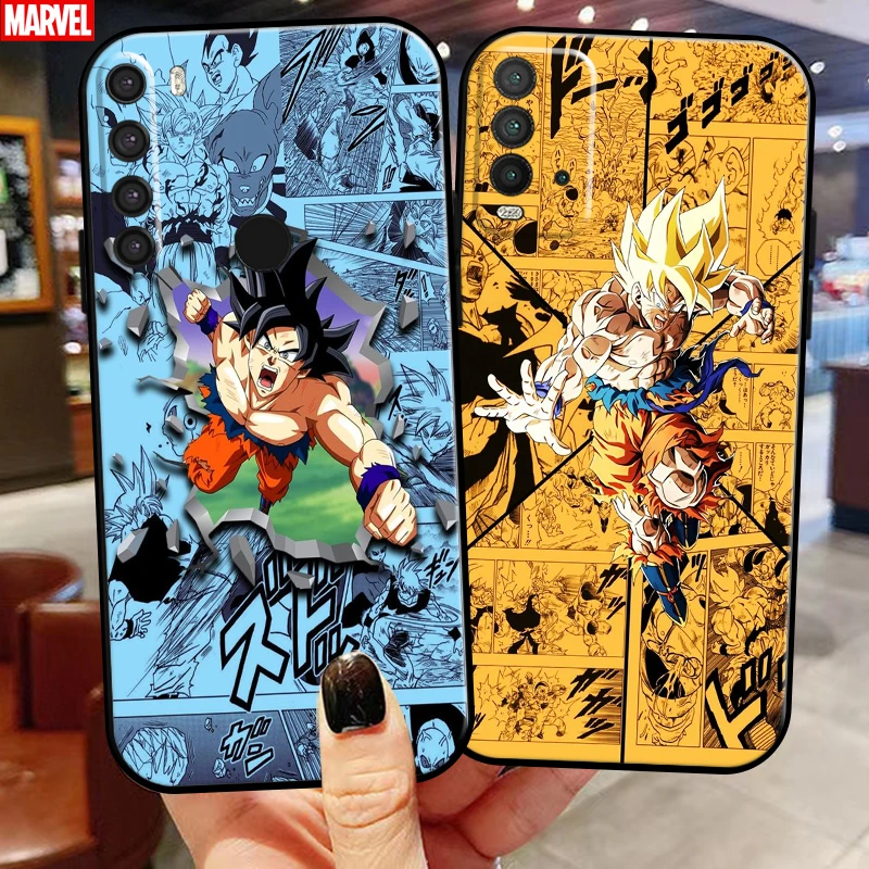 

Japan Dragon Ball Comics Phone Case For Xiaomi Redmi Note 10 10S 9 9S 9T 5G 8 8T 7 Pro Redmi 10 9 9T 9A 9C 8 8A Carcasa Black