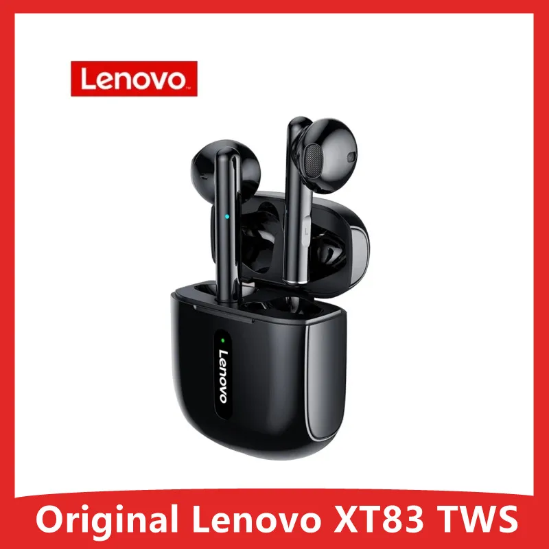 

Lenovo XT83 TWS Headphones Bluetooth Wireless Earphone Touch Control Gaming Headset HD Stereo Waterproof Sports Earbuds with Mic