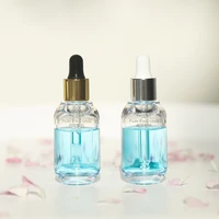 15ml empty essential oil bottle empty dropper bottle refillable clear glass vials container for cosmetics travel pipette bottles