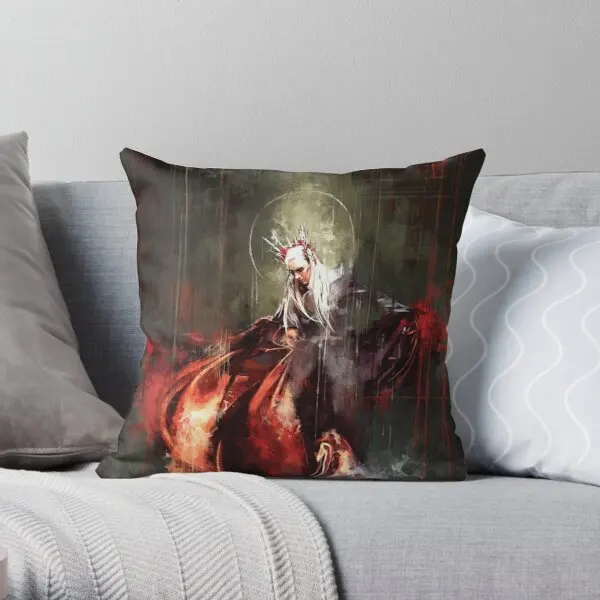 

The King Printing Throw Pillow Cover Anime Sofa Bedroom Fashion Throw Cushion Home Office Waist Hotel Car Pillows not include