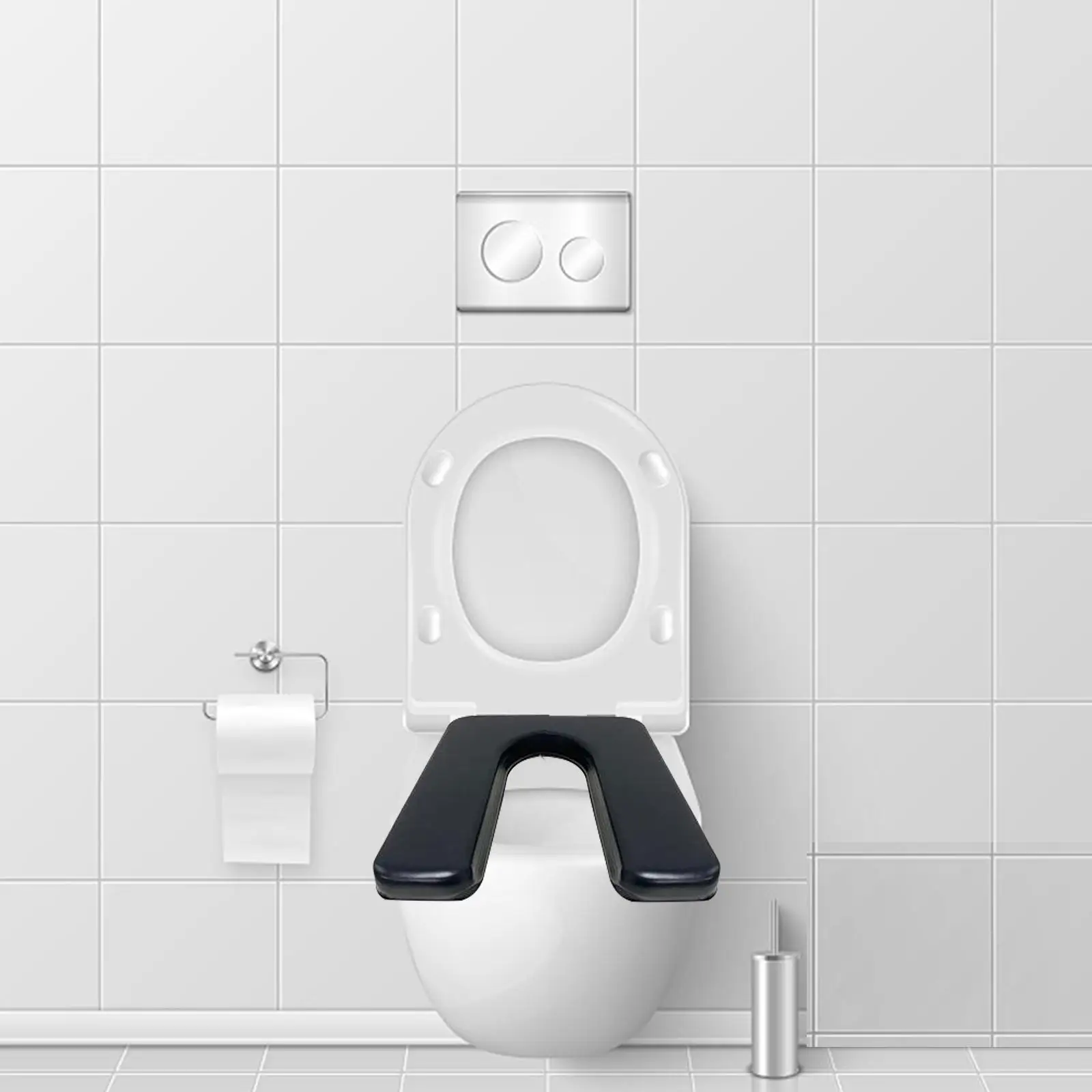 

Universal Commode Seat Cushion Removable Toilet Cushion Soft for Commode