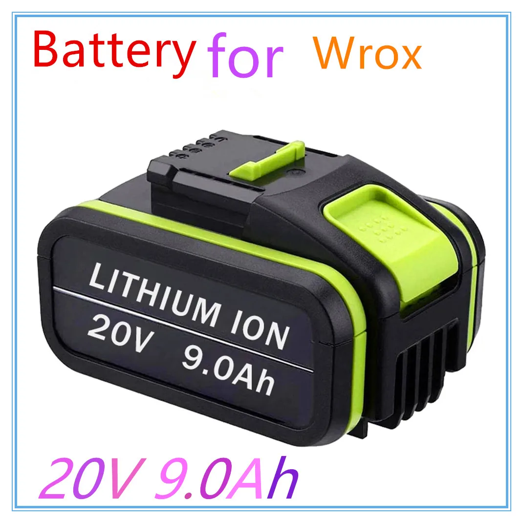 

2022 neue 20V 9000mAh Lithium-Ersatz Batterie für Worx Power Werkzeuge WA3551 WA3553 WX390 WX176 WX178 WX386 WX678