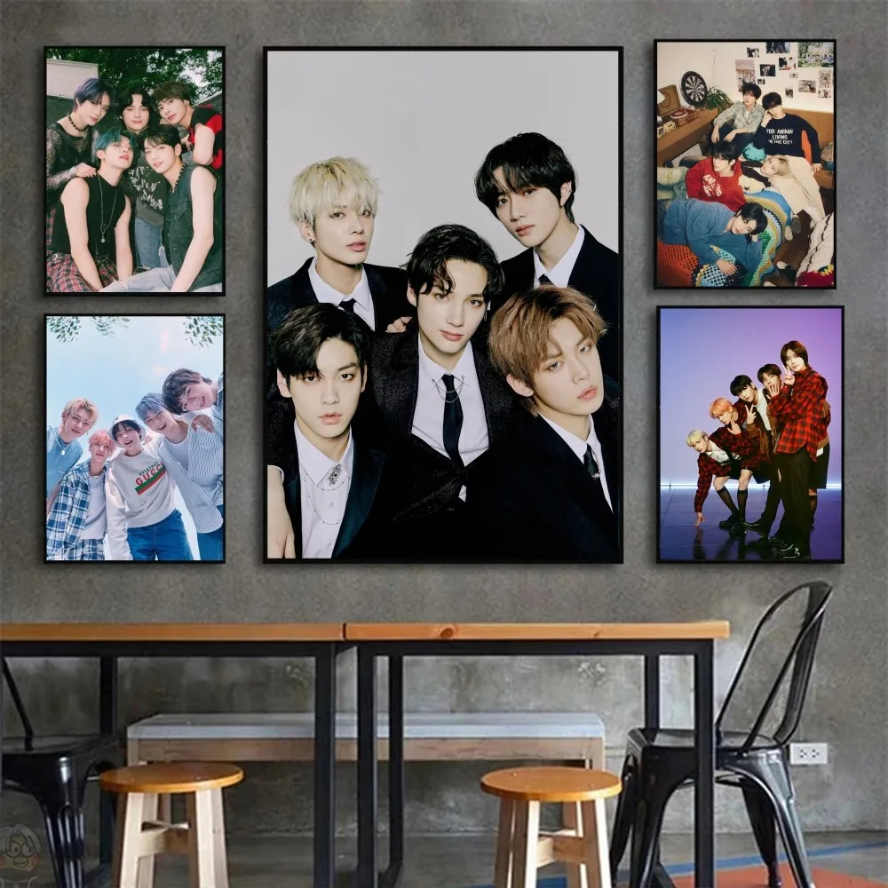 South Korean Boy Group T-TOMORROW X-X T-TOGETHER Poster Wall Art Home Decor Room Digital Painting Living Restaurant