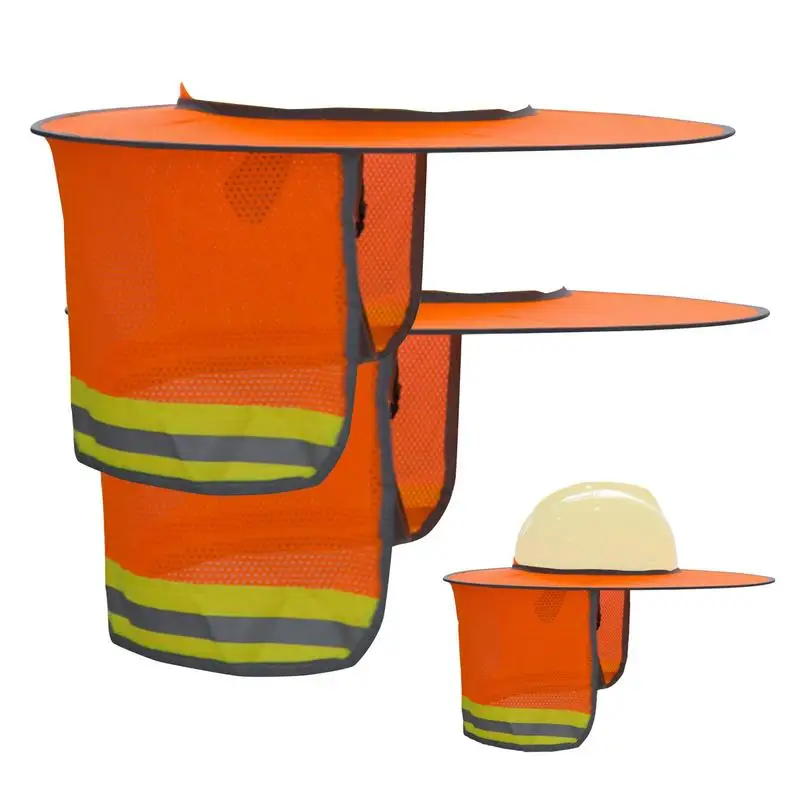 

Hard Hat Sun Shield Set Of 2 Outdoor Hard Hat Reflective Sun Visor Summer Breathable Neck Sun Shield For Hardhats Full Brim