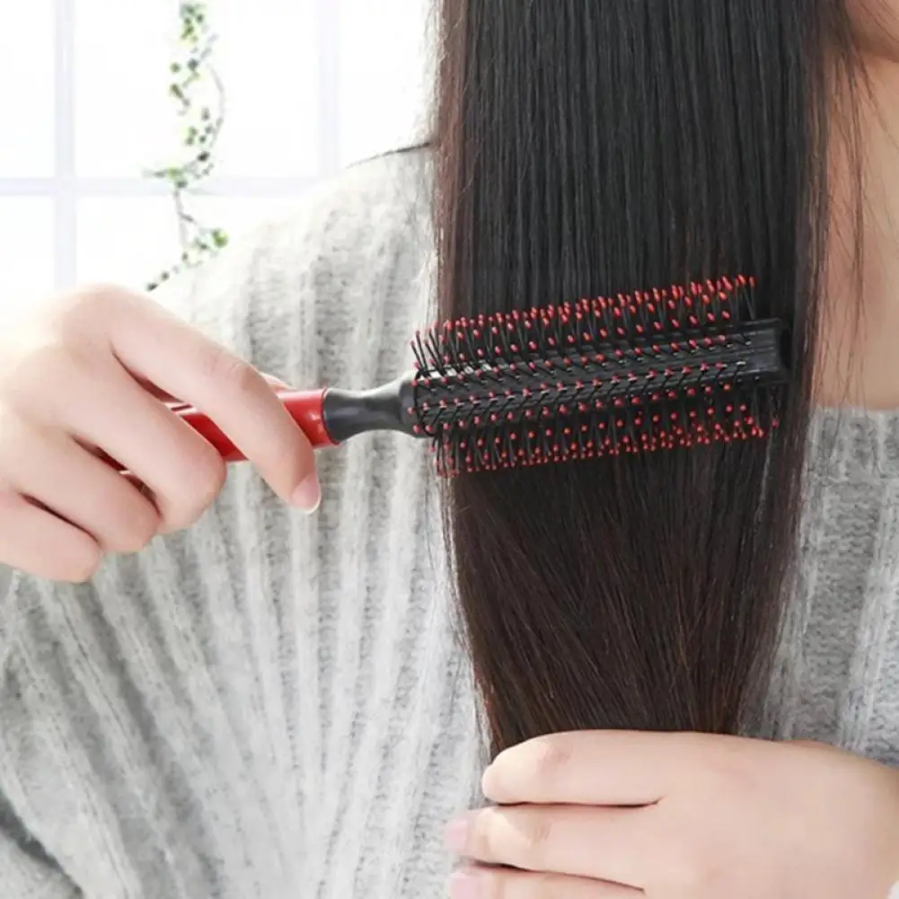 

Круглая расческа O3R4 для волос, аксессуары для волос, прямая Расческа для окрашивания волос, салонные принадлежности