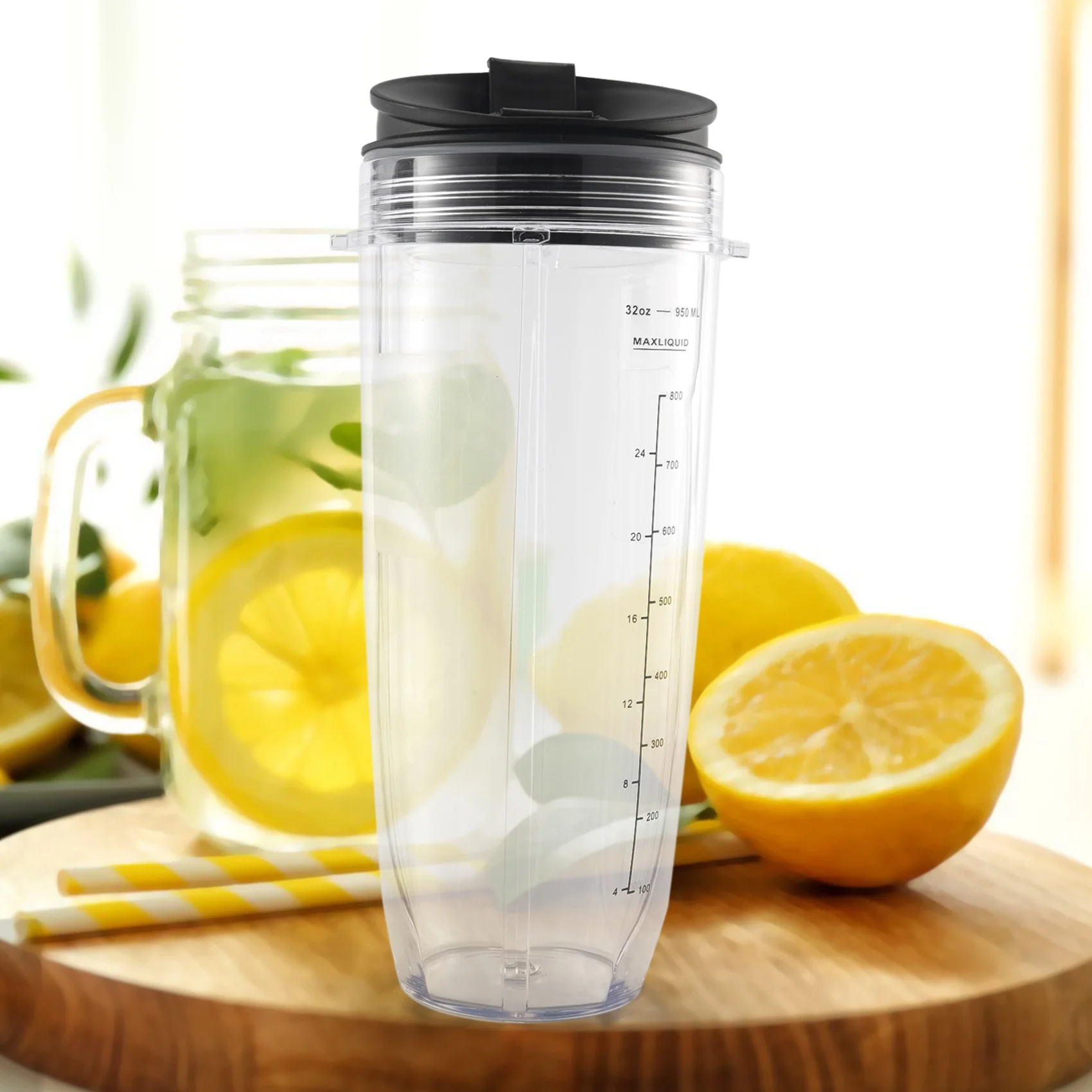 Чашка на 32 унции с герметичной крышкой. Запасные части и аксессуары Ninja для Nutri