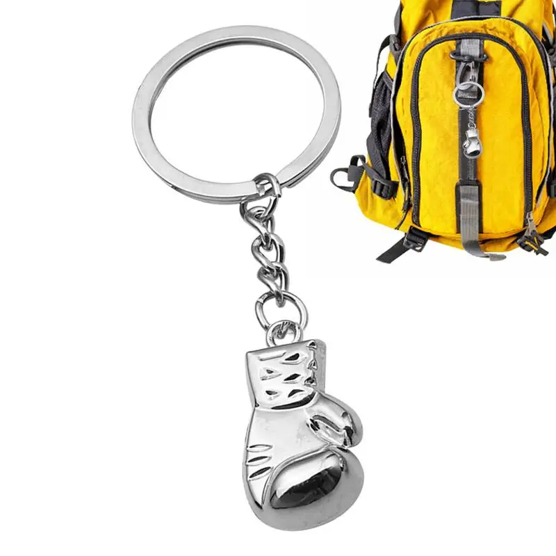 

Metal Boxing Gloves Keychain Boxing Keychain Keyrings Metal Sport Key Chains Rustproof Sturdy Boxing Gloves Fitness Key Rings