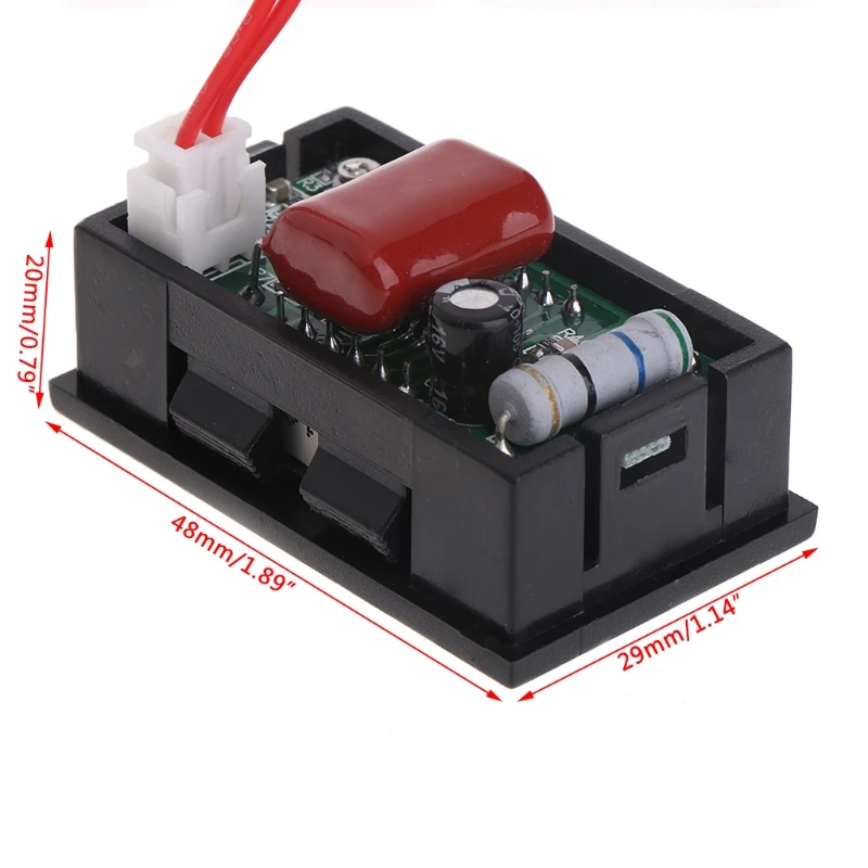 2 Wire 0.56&quot AC 30V-500V LED Digital Voltmeter Voltage Meter Monitor Tester For 110V 220V 380V | Volt Meters