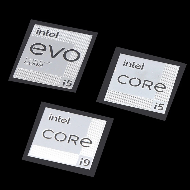 Металлическая наклейка 11 поколения Intel EVO CORE i9 i7 i5 i3 |