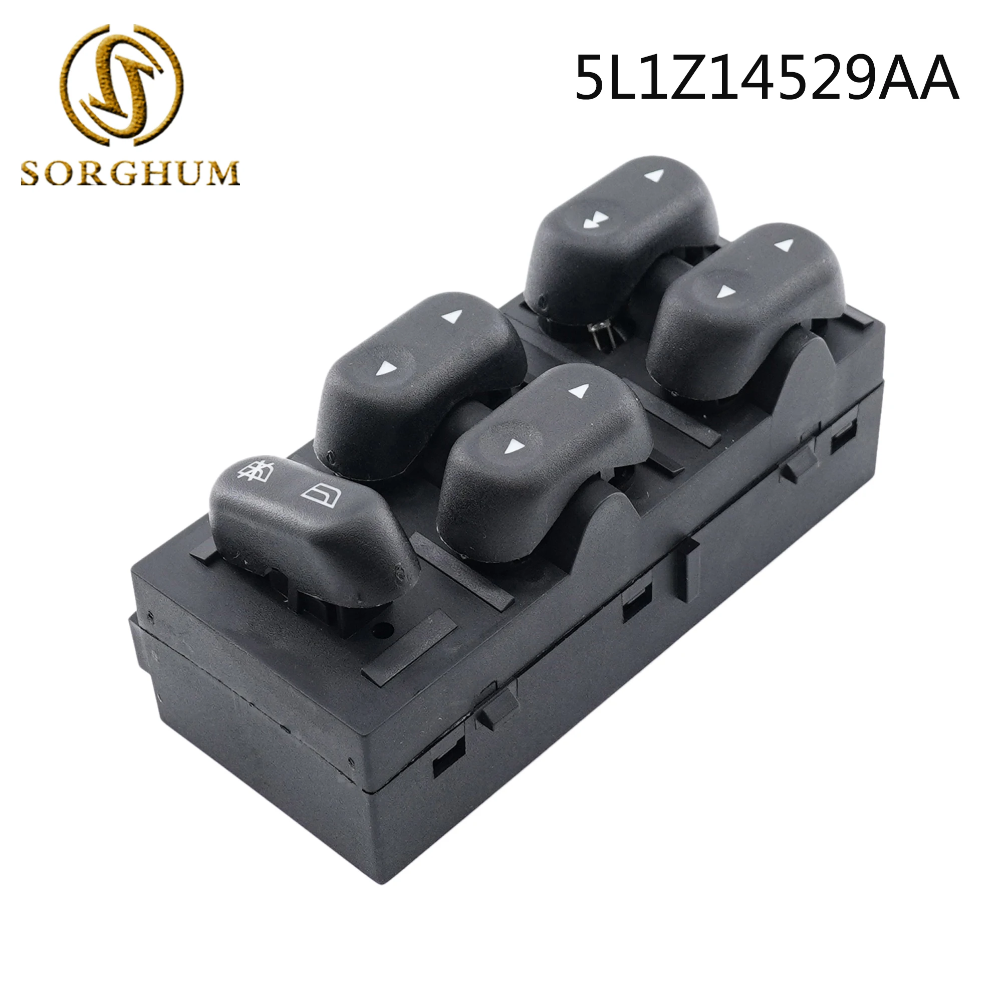 

Sorghum 5L1Z14529AA Power Master Window Switch Regulator Button For Ford F150 Crown Victoria Expedition Lincoln Mark LT Mercury