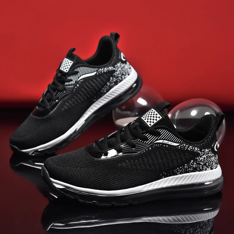 Big Size 48 Air Cushion Running Sneakers for Men Breathable Comfortable Sports Mens Sneakers Non-slip Training Fitness Men Shoes