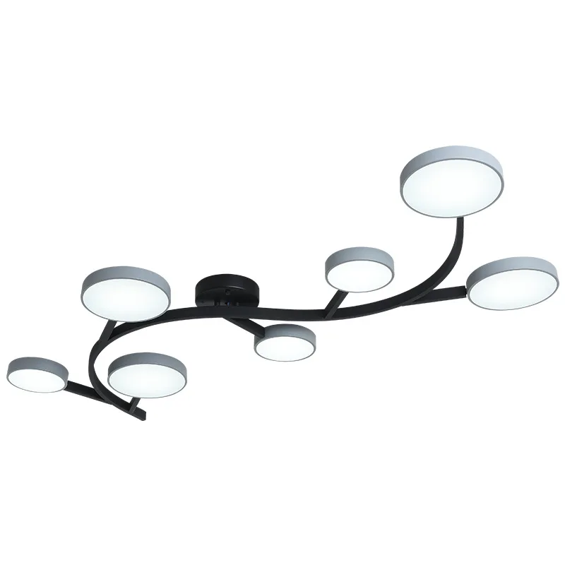 Европейские окрашенные железные потолочные светильники в виде ветвей