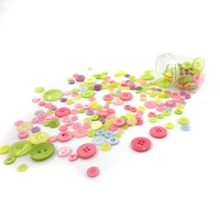 mix size buttons mix color handmade diy sewing children buttons kindergarten manual scrapbooking painting material sewing button
