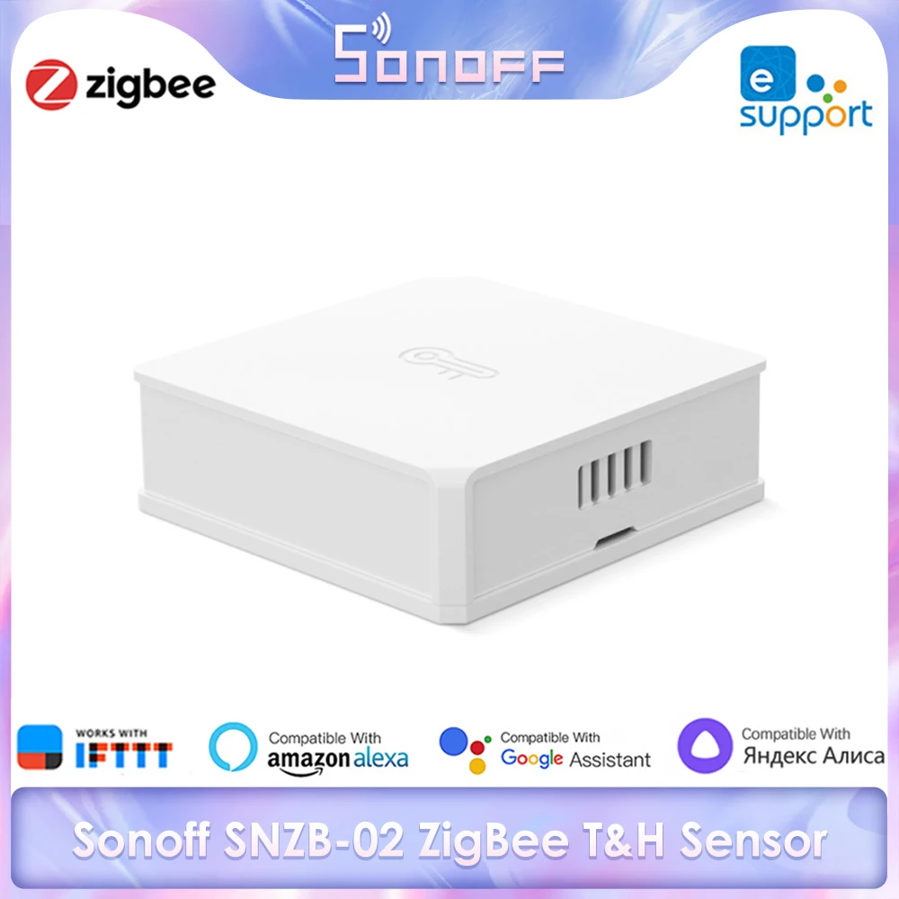 Датчик температуры и влажности SONOFF SNZB-02 ZigBee датчик в режиме реального времени