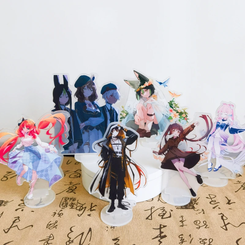 

Hot Game Anime Genshin Impact 15cm Zhongli Hutao Cosplay Acrylic Action Figure Tighnari Stand Model Toy Desk Decor Fans Gift