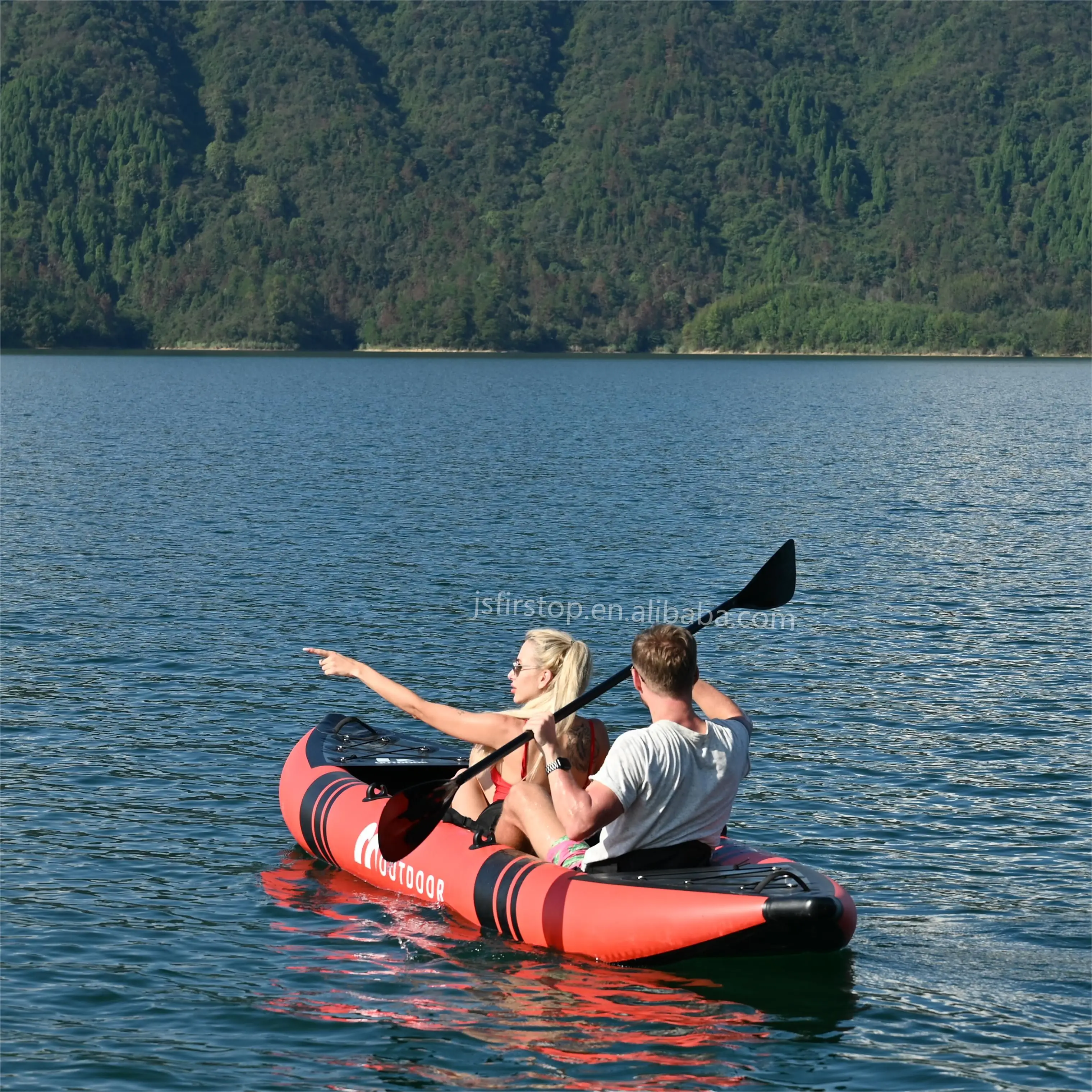 Новый модный прочный ПВХ индивидуальный рыболовный каяк надувная рыбацкая лодка