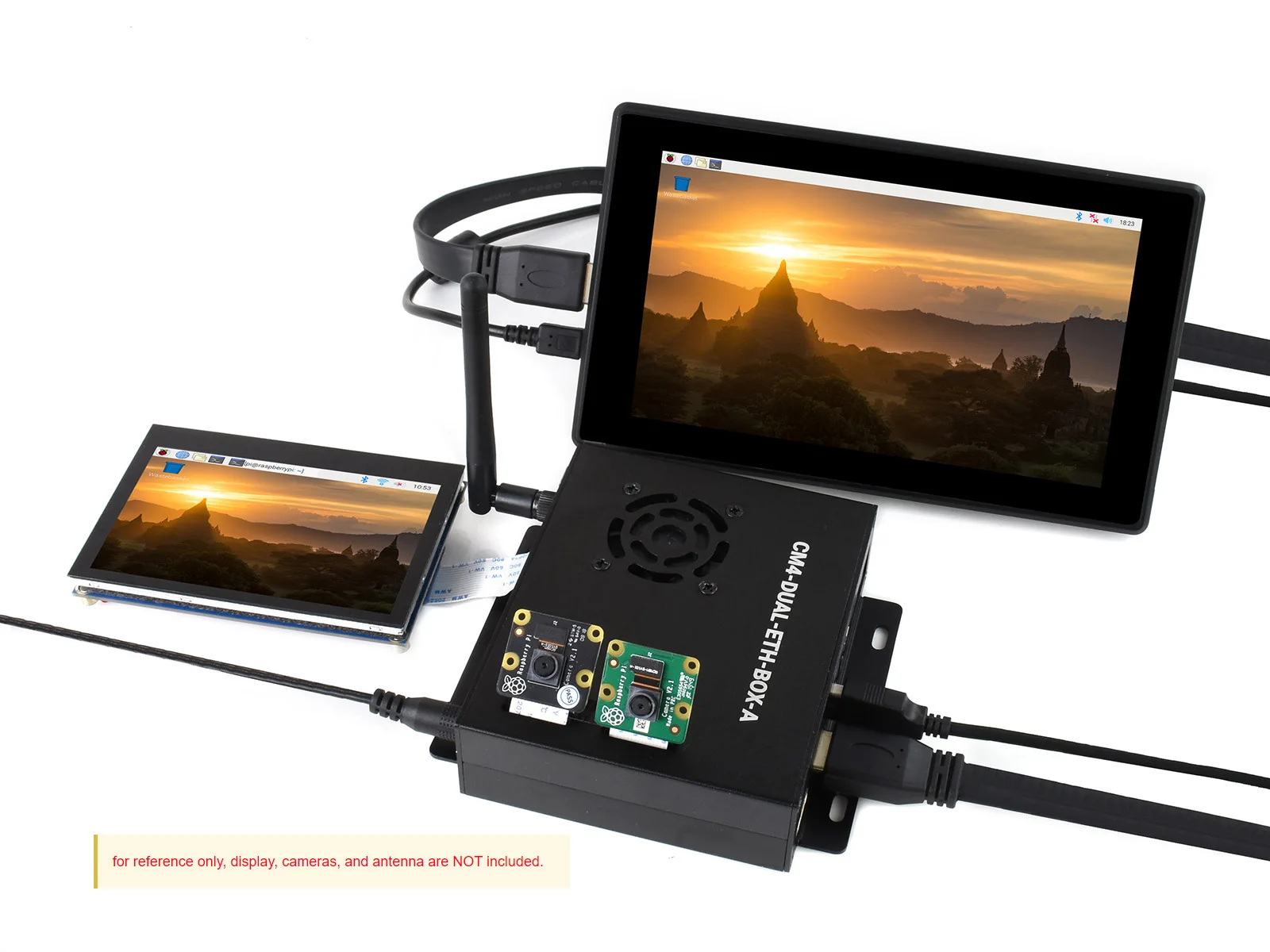 Мини-компьютер Waveshare Ethernet с двумя Гбит/с на базе вычислительного модуля 4 Raspberry Pi