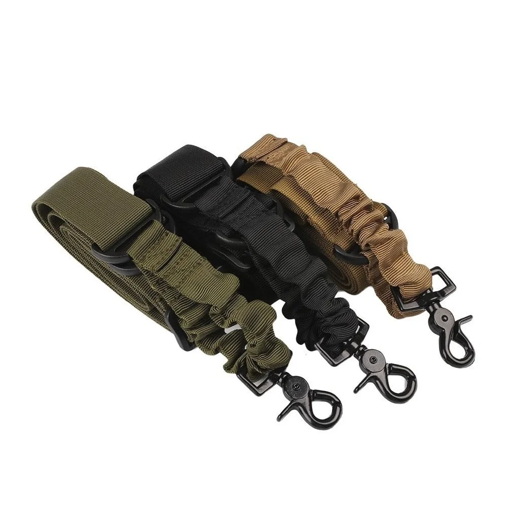 

Tactical Strap Rifle Gun Sling Adjustable Point Nylon Quick Release Sling Elastic Single Sling For Tactical Outdoor Hunting