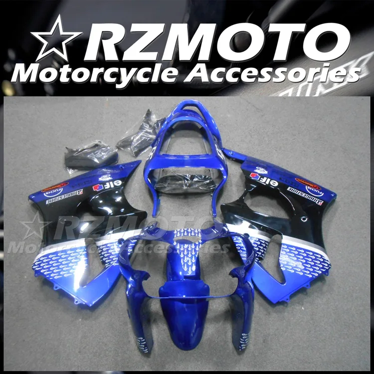 

Комплект обтекателей для нового мотоцикла ABS, подходит для kawasaki Ninja ZX6R 636 2000 2001 00 01 02 6R, цвет синий/белый