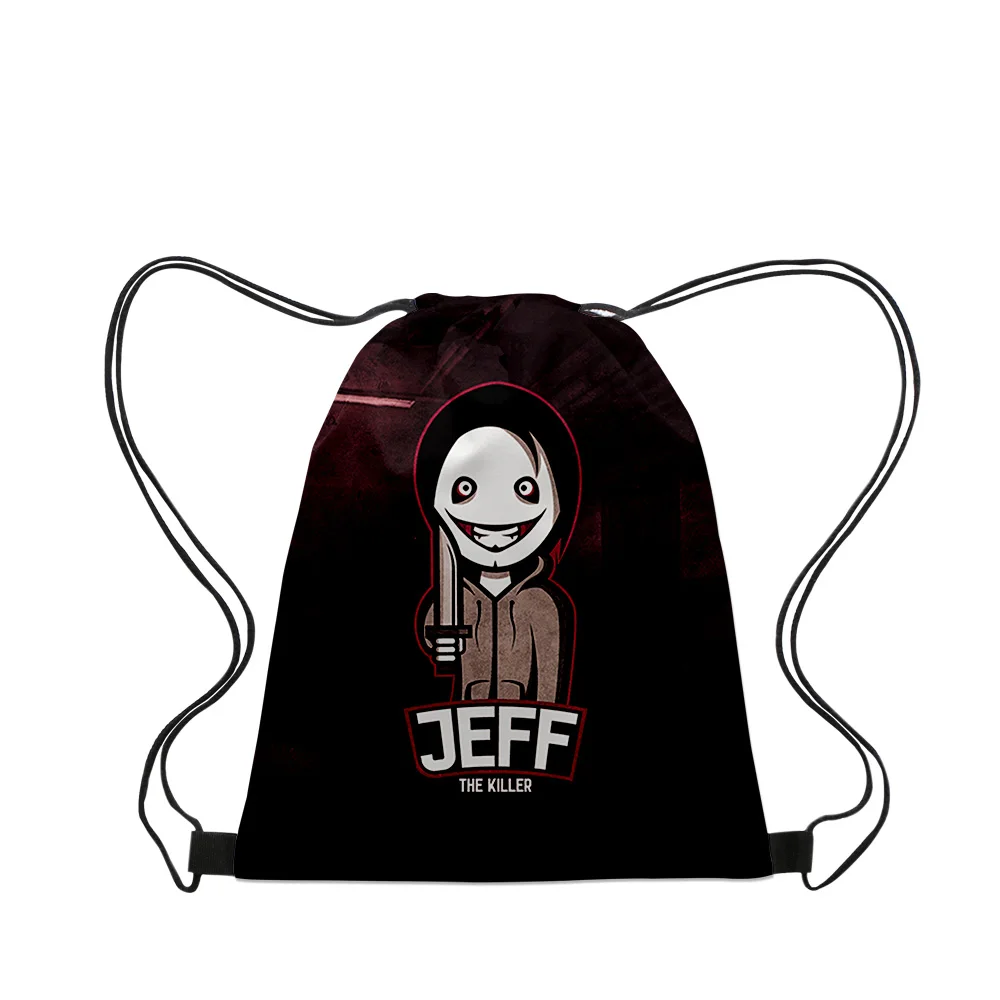 Холщовая Сумка на шнурке с изображением джеффа-убийцы