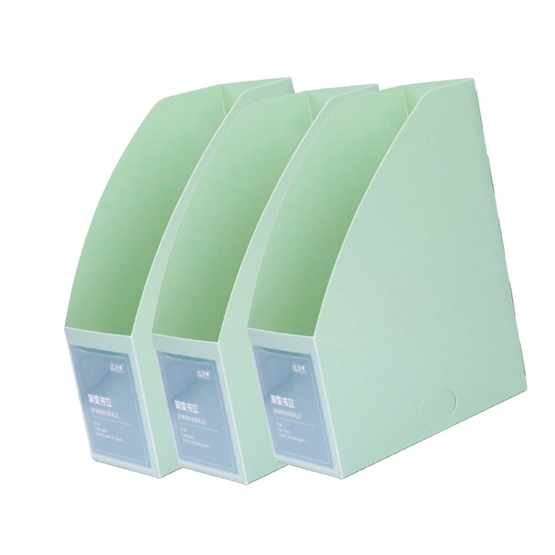 Y1UB 3 шт. настольная стойка для журналов органайзеры документов ящик хранения книг