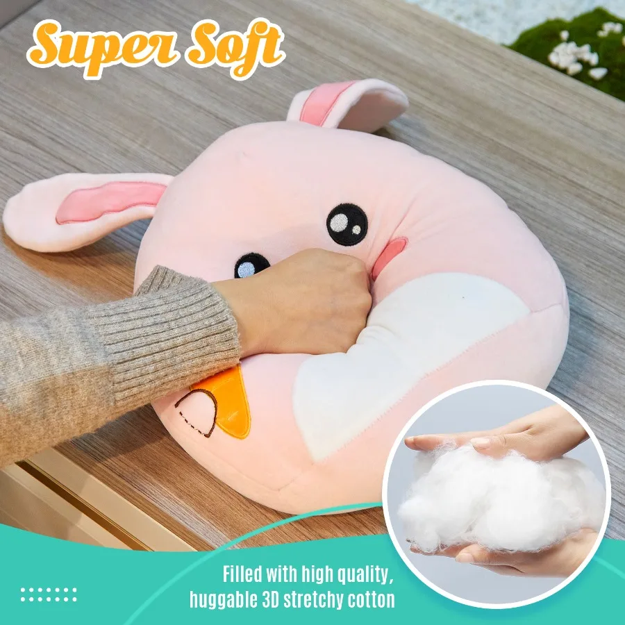 Подушка-Кролик плюшевая детская 28 см