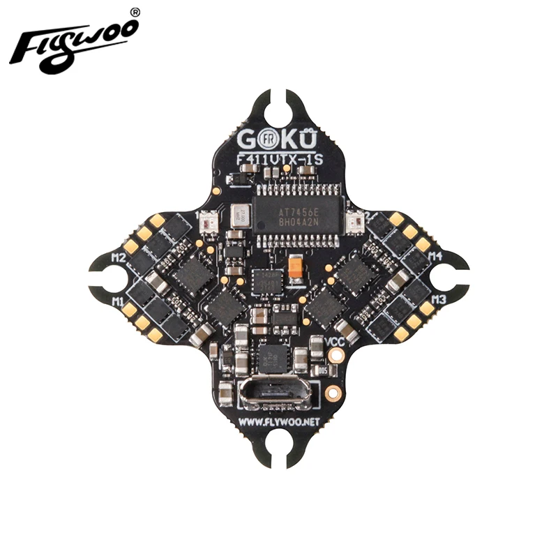 

Flywoo GOKU Versatile F411 VTX 1S 5A AIO V2.0 W/ 250mw vtx , 25.5X25.5