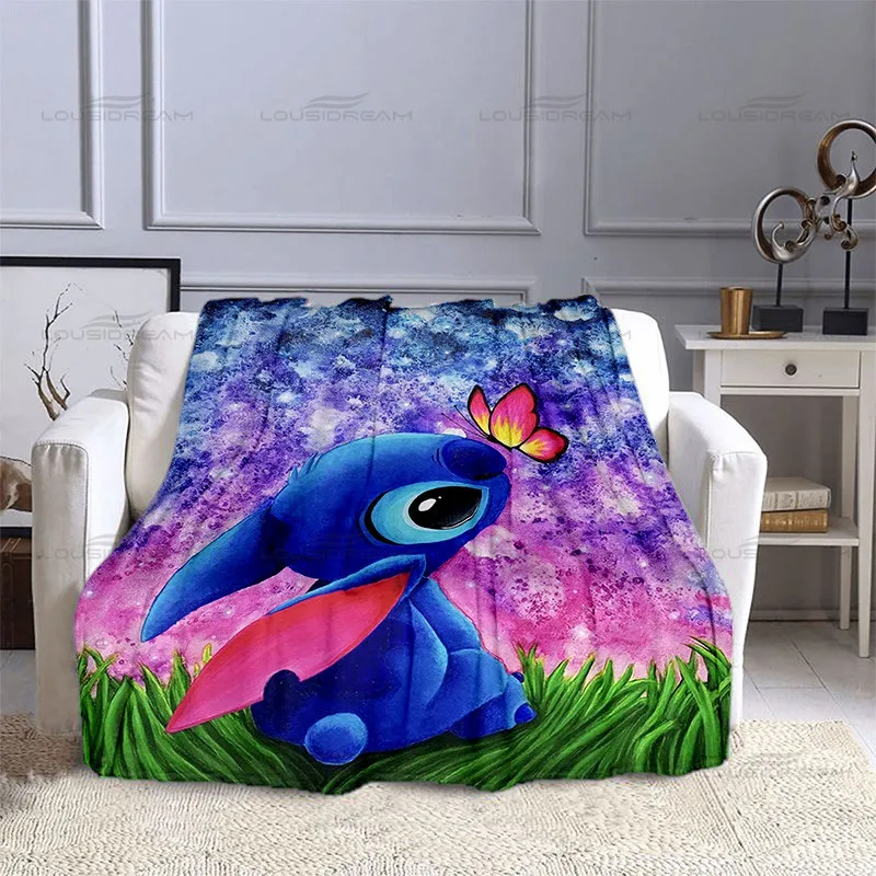 

Cute Cartoon Pet Pattern Blanket Fashion Animation Character Pattern Blanket Flannel Portable Home Travel Office Blanket