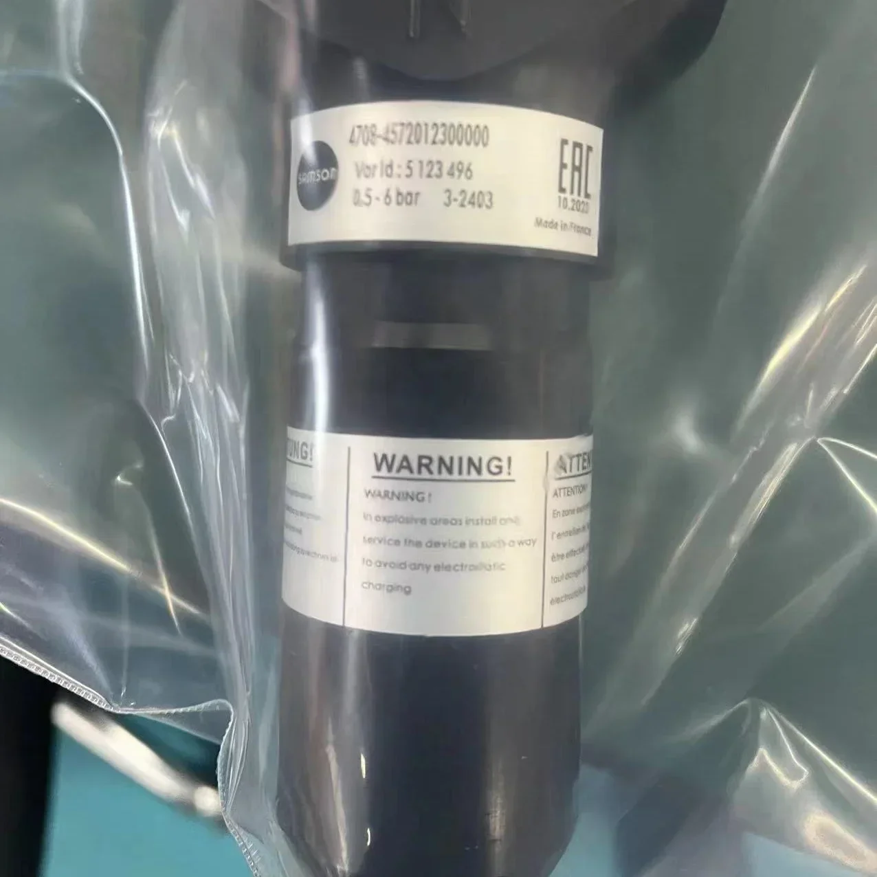 Оригинальный новый регулятор давления питания Samson Typ4708 4708- 5352020100000 Датчик 1252012300000