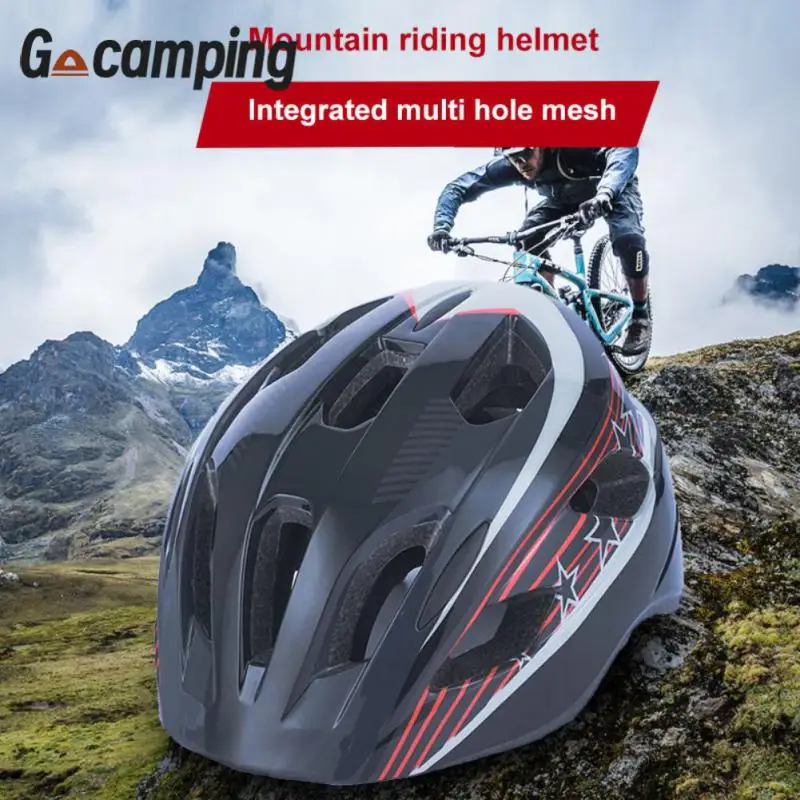 

230g Bicycle Helmet Cycling Equipment Road Bike Mountain Bike One Piece Molding Riding Helmet Safety Adult Helmet For Men