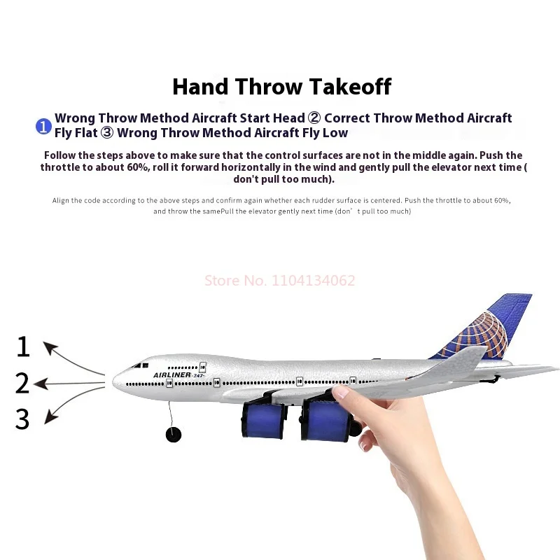 Пульт дистанционного управления самолетом A380 Boeing 747 Airbus с фиксированным крылом