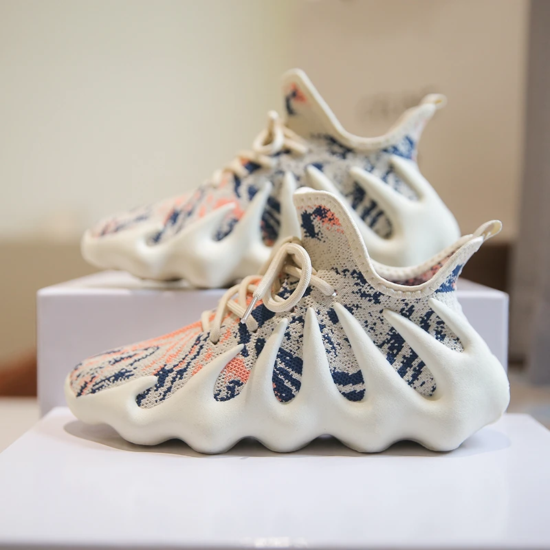 

Fashion Women's Shoes Running Shoes 2022 SummerThin Flying Woven Breathable Gradient Color Soft Bottom Mesh Women's SportsShoes