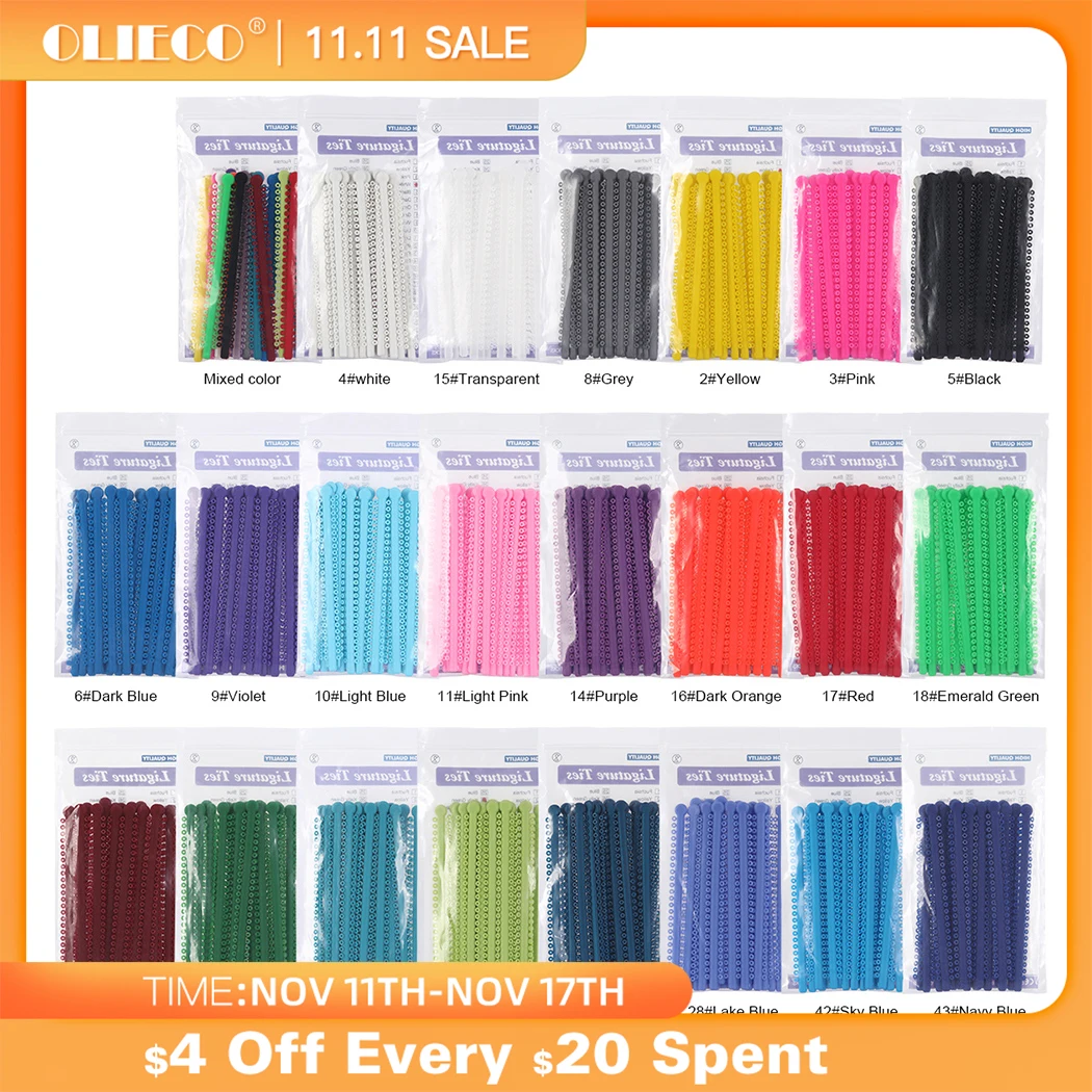 Стоматологические эластичные ленты для лигатуры