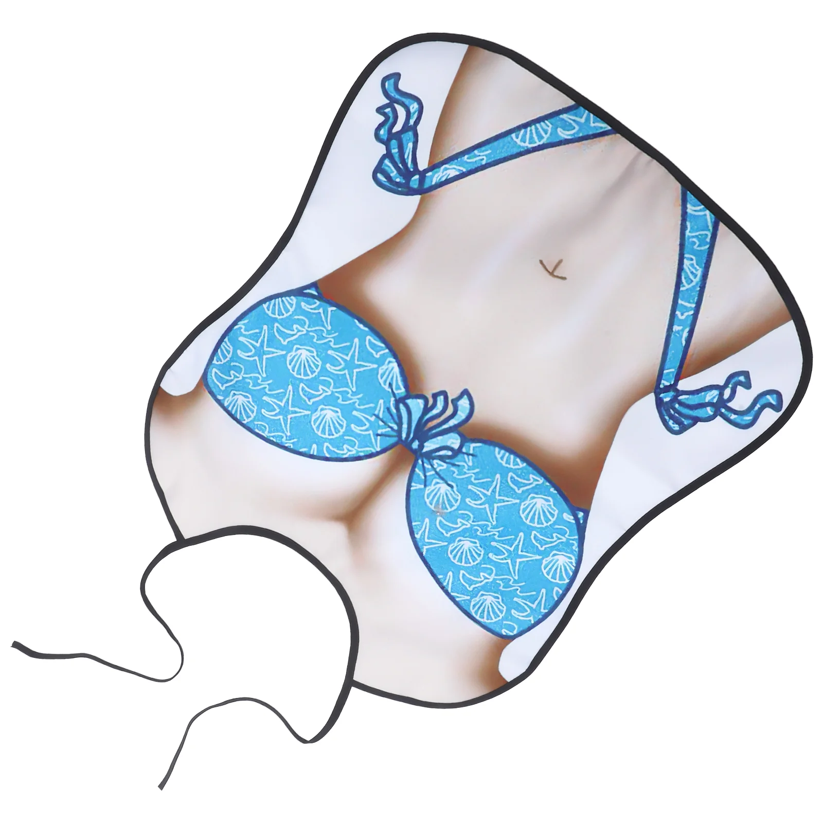 

Adjustable Party Funny Bib Adult Washable Bibs Hot Pot Apron Polyester Restaurant