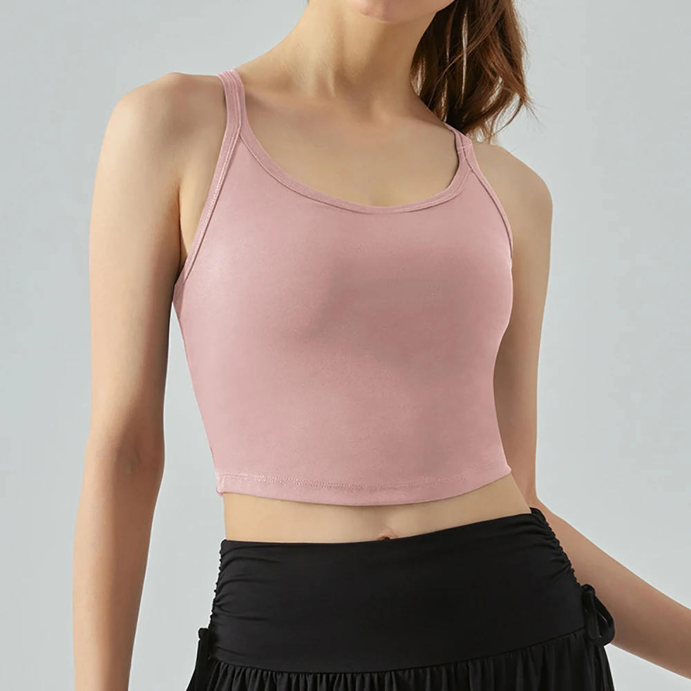 Yoga Top Women Sports Bra High Strength Breathable Tank Top Tights Yoga Bra Wireless Push Up Bra Fitness Tops Women Clothing