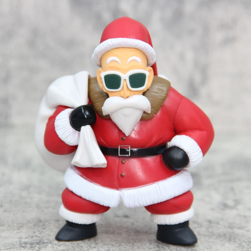 

Anime Figure Dragon Ball Master Roshi Action Figurine Advent Calend Santa Claus Model Collection Christmas Toys Gift 13cm