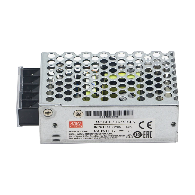 MEAN WELL SD-50B-12 24 источник питания постоянного тока в постоянный ток 24 В, 12 В, 5 В, Импульсный блок питания с одним выходом meanwell