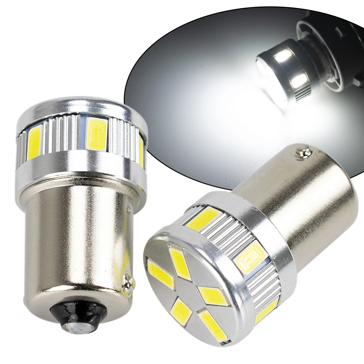 

R5W Ba15S 1156 LED Bulbs Car Trailer Interior Lights Caravan Camper Lamp Sidelight Parking Running Light Tail Reverse Lights 5W