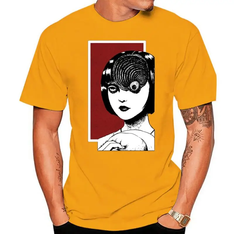 

Uzumaki Inugami Hakase Horror Manga Junji Ito Tomie T Shirt Japanese Harajuku Streetwear Short Sleeve Oversized Cotton T-Shirt