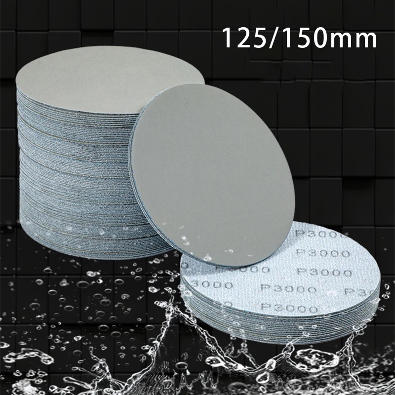 

3/5/6 дюймов универсальный сухой и влажный шлифовальный диск шлифовальная бумага металлические полированные деревообрабатывающие инструменты аксессуары полировка абразивные диски