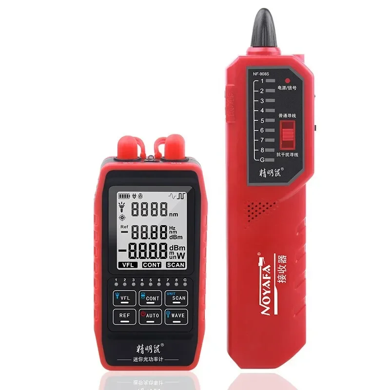 NOYAFA NF-908S Один хост-оптический измеритель мощности красного света Ручка