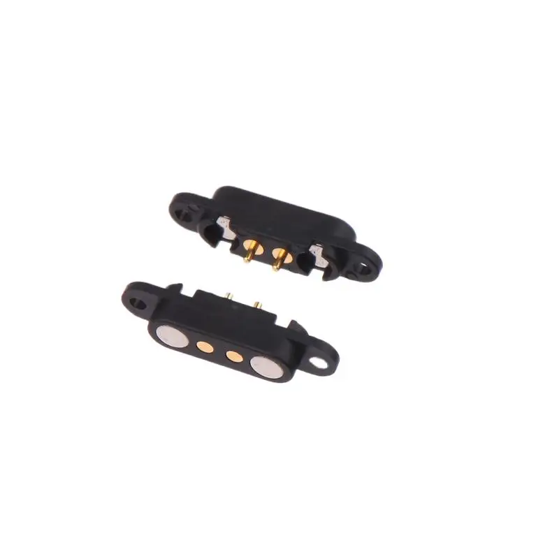 

Водонепроницаемые магнитные разъемы Pogo Pin 2,54 мм, латунь+нейлон, 2А, пара