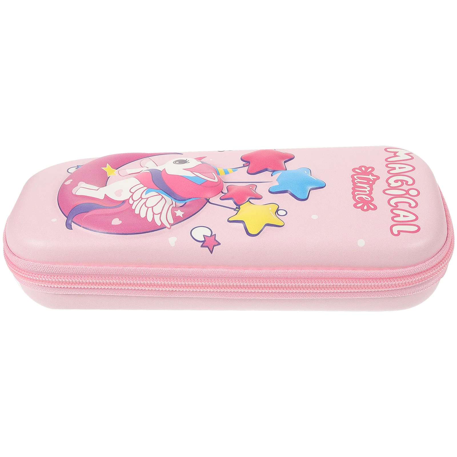 

Pouch Organizer Bag Zipper Design Storage Dustproof Simple Pattern Plastic Large Student