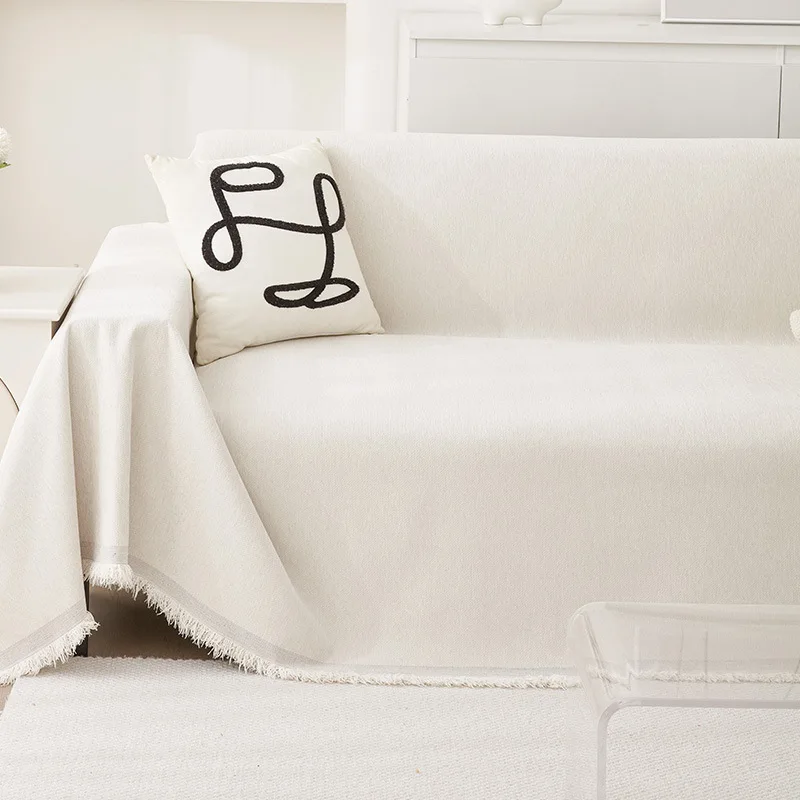 elska w jednolitym kolorze Letnia fajna narzuta na sofę Ręcznik Anty-kot Scratch Pełny koc Antypoślizgowy ręcznik kanapę dla dzieci