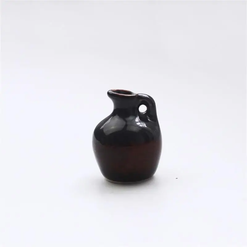 

2/4/5PCS Classic Mini Ceramic Vase Simulation Vase Ornaments Miniature Toy Artifact Collection Miniature Vase Model Home Decor