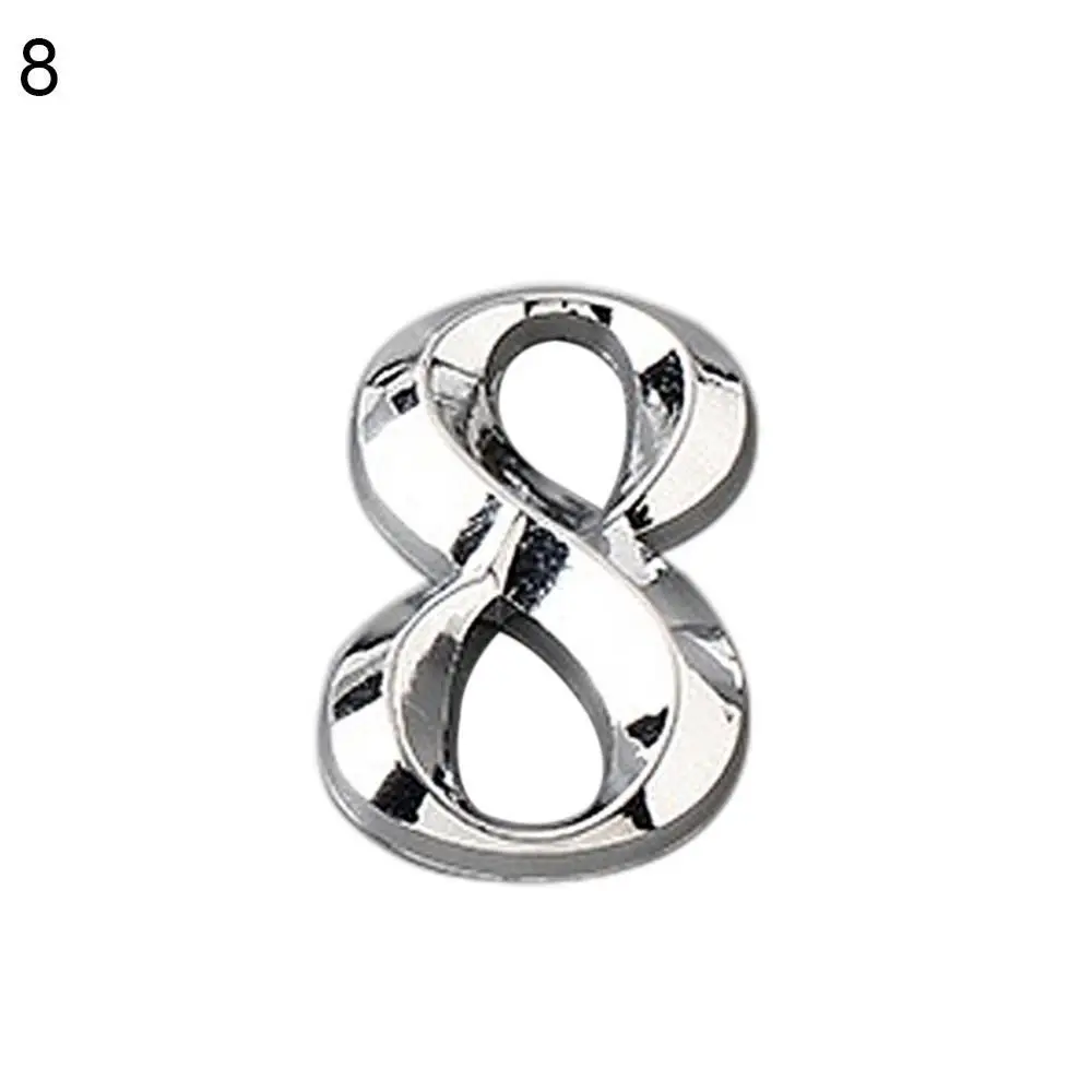 

Plated House Door Plaque Address Number Digit Figure Plate Sign Hotel Home Decor