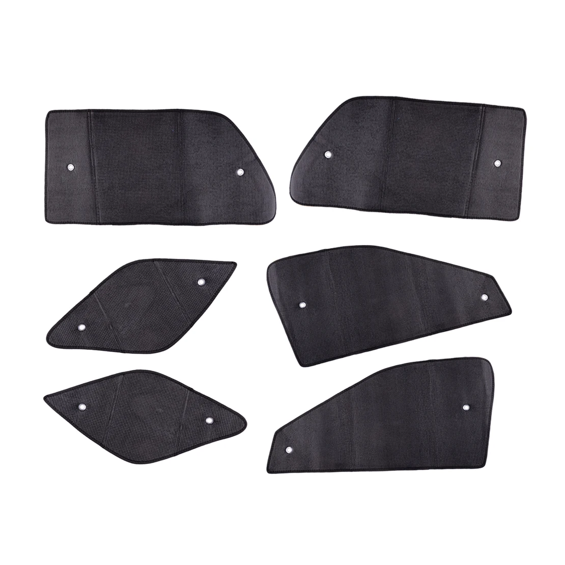 

6Pcs/Set Black Side Window Sunshade Visor Privacy Block Cover Fit for Ford Explorer 2011 2012 2013 2014 2015 2016 2017 2018 2019