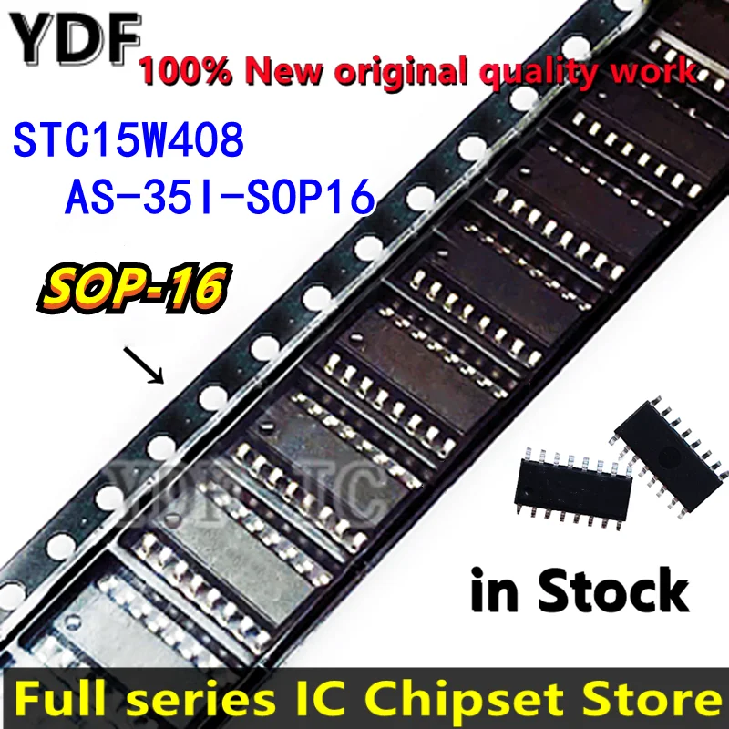 Новинка 100% STC15W408AS-35I-SOP16 STC15W408AS STC15W408 SOP-16 |